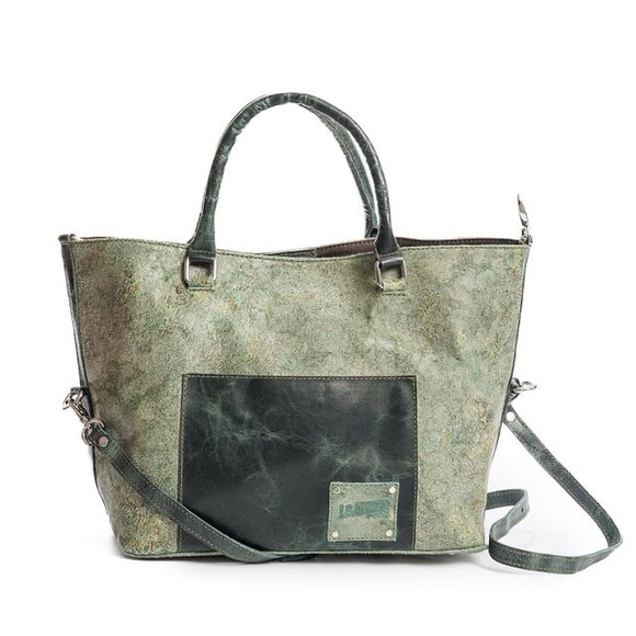 LEANDER LEATHER Leather Tote Handmade (no synthetic junk on this one!) - Picture 2 of 5